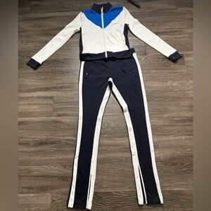 Like New Half Heart Blue and White Tracksuit. Pants 2 Jacket Small